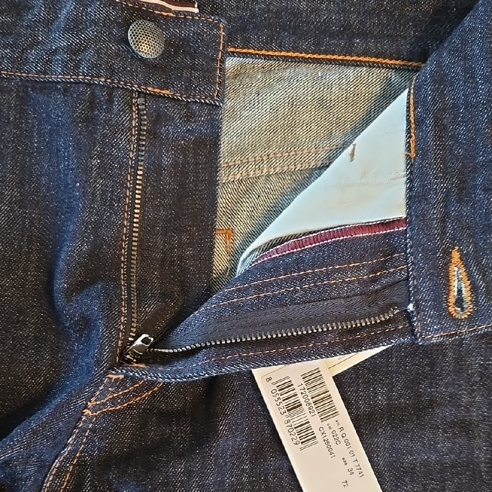 RODA Men's Dark Wash Blue Jeans. - Picture 7 of 13